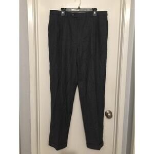 JOSEPH ABBOUD Charcoal Wool Dress Pants Tailored Fit Men’s 38 Classic